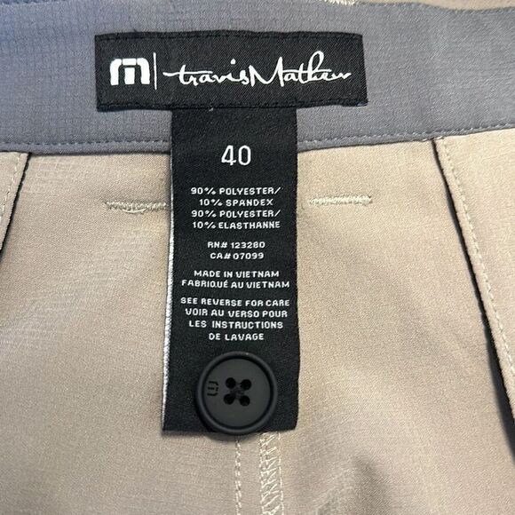 Travis Matthew Men’s Tan Khaki Chino Golf Shorts size 40 - Picture 4 of 5